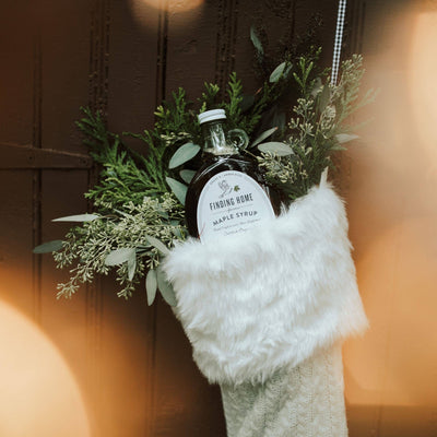 100% Pure Organic Maple Syrup - 12 oz Decorative Glass