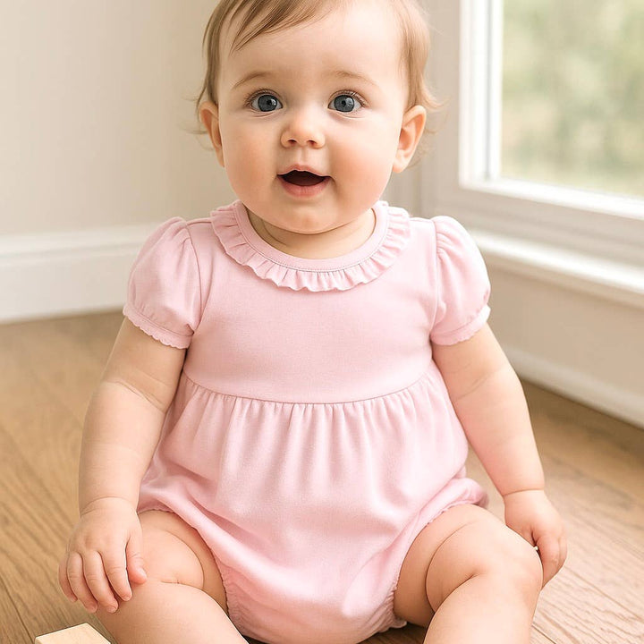 Essentials Solid Ruffle Bubble - Pink