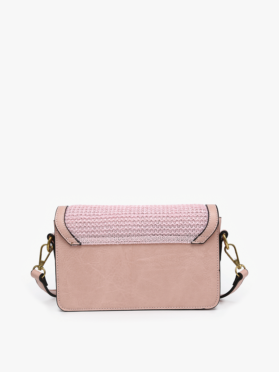 Elizabeth Straw Crossbody Bag