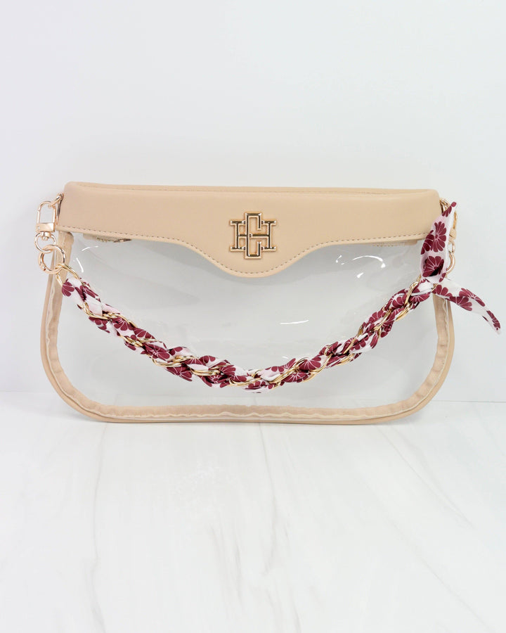 Serafina Scarf Purse Chain Mrn Floral