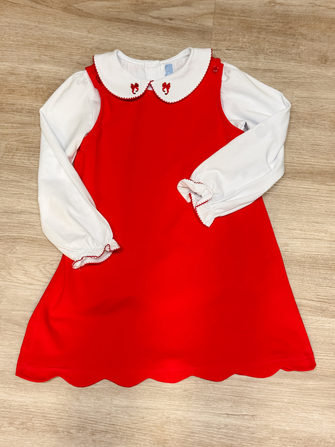 Holiday Bow Dress Set