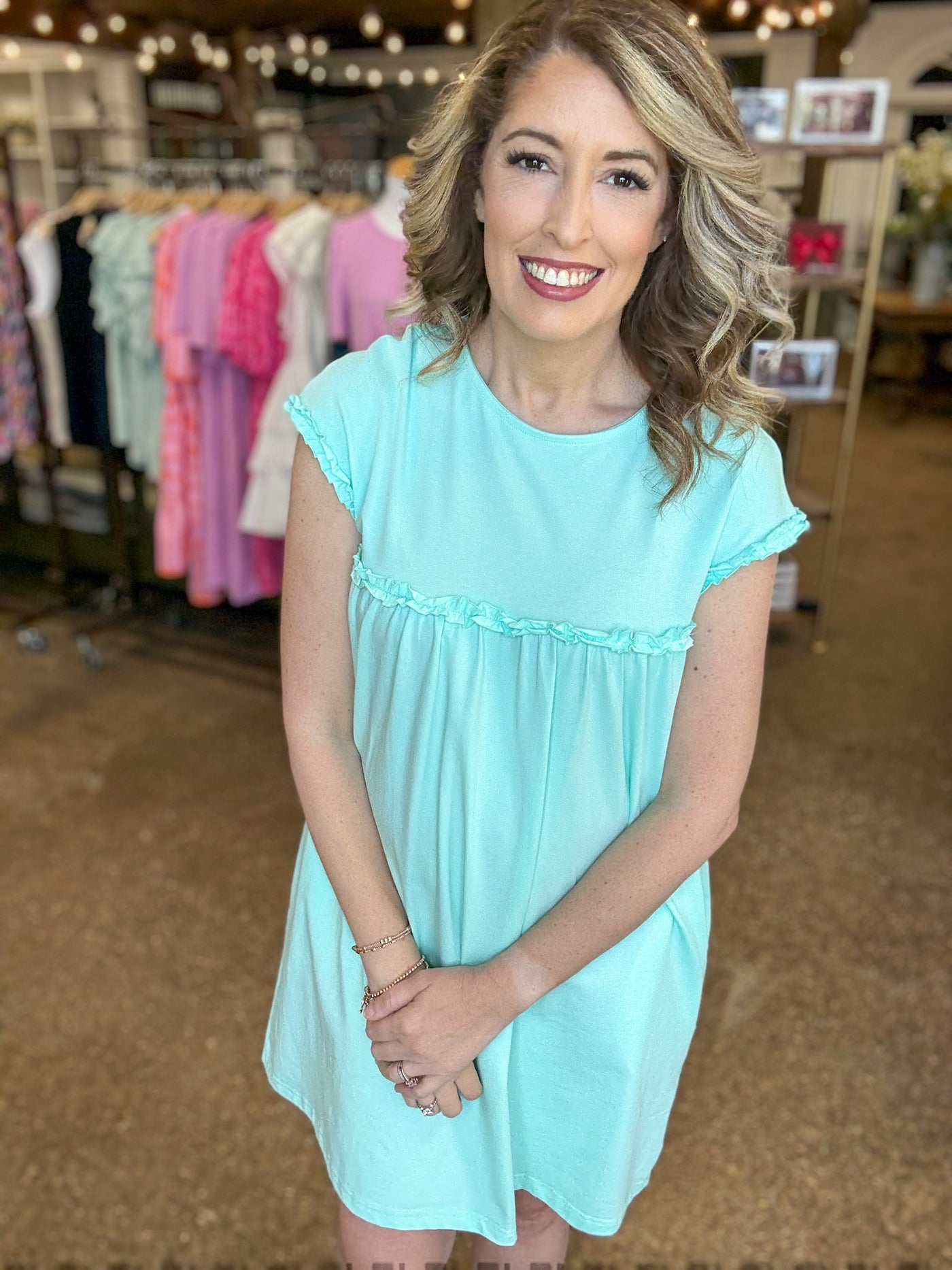 Mint To Remember Mini Dress