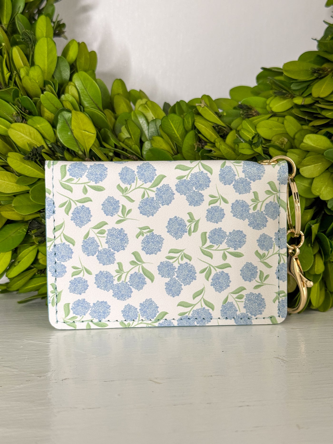Hydrangea Print ID Wallet