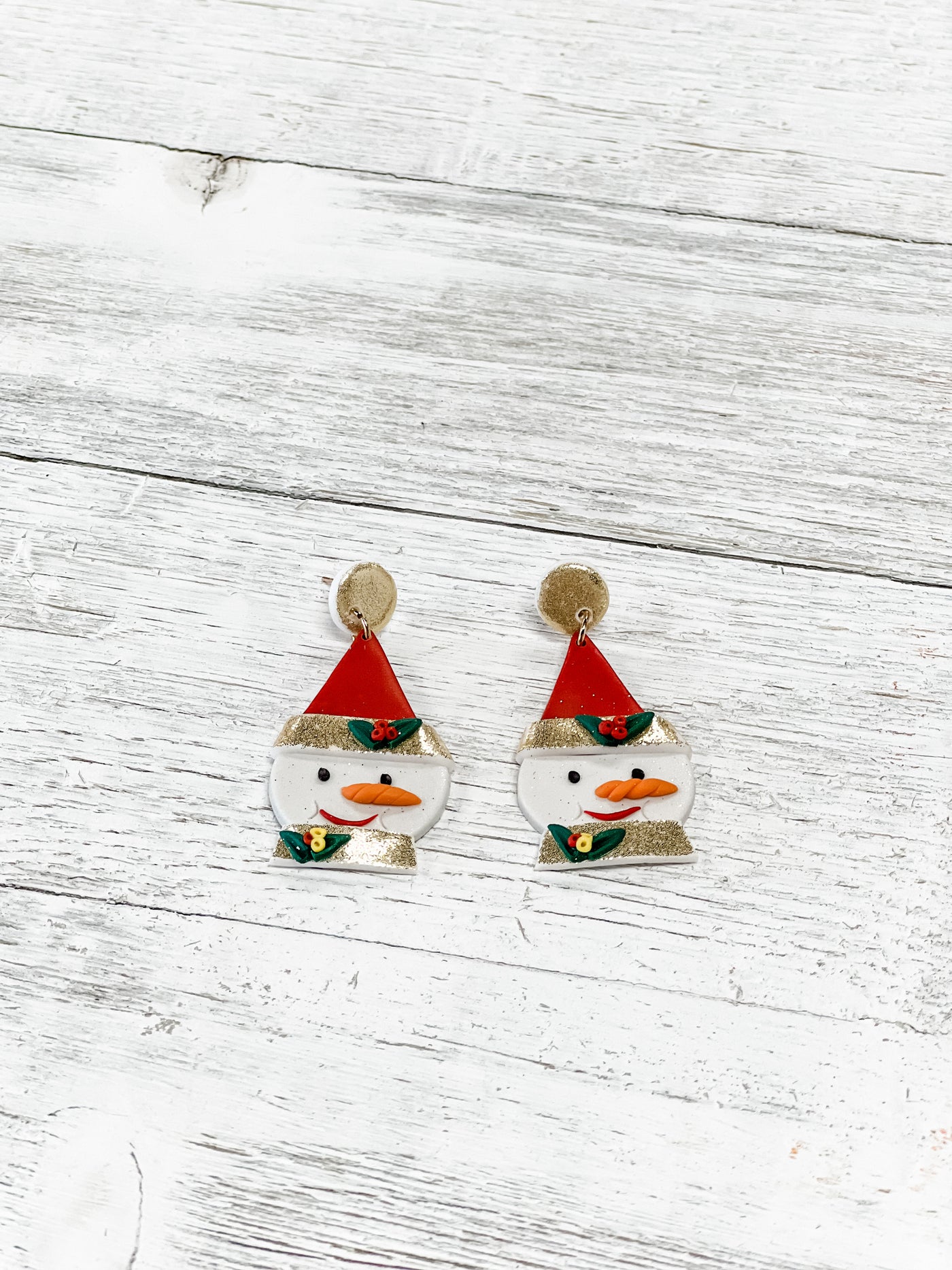 Merry Little Snowmen Earrings