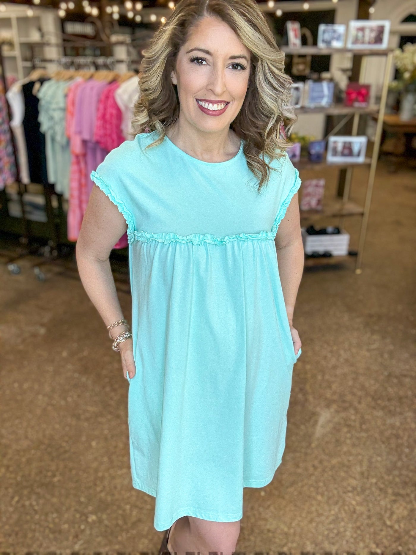 Mint To Remember Mini Dress