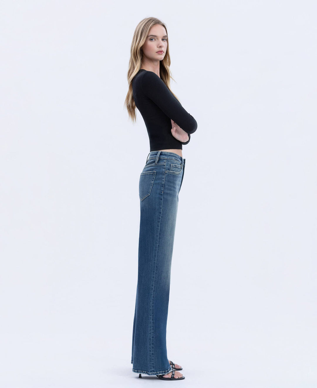 Uplifted Joy High Rise Vintage Flare