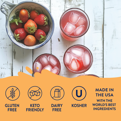 Strawberry Pink Lemonade Syrup Concentrate