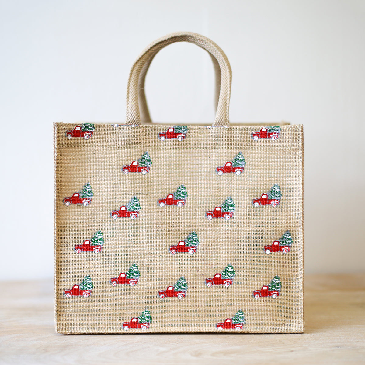 Christmas Truck Gift Tote