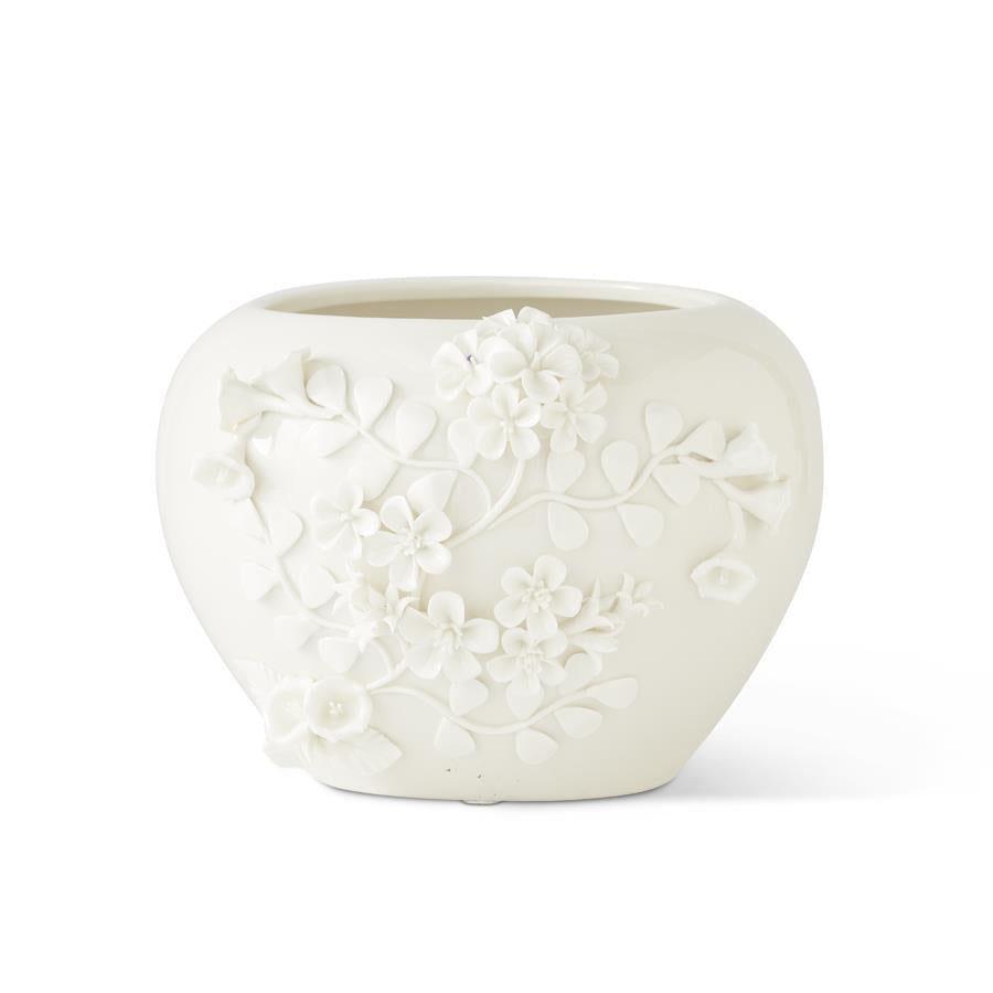 Jasmine Flower Ceramic Pot