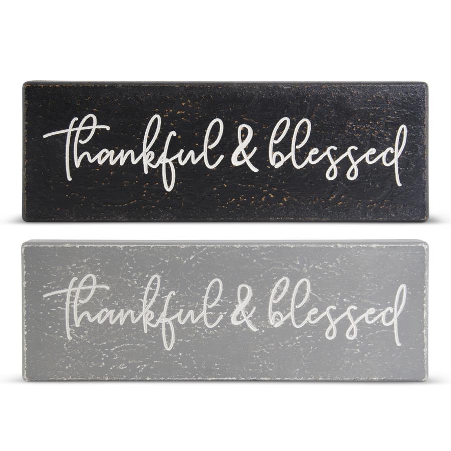 Thankful & Blessed Signs