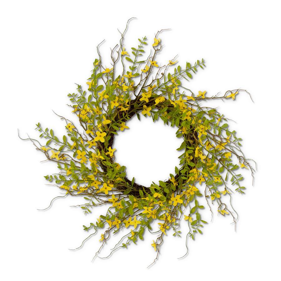 Forsythia Twig Wreath