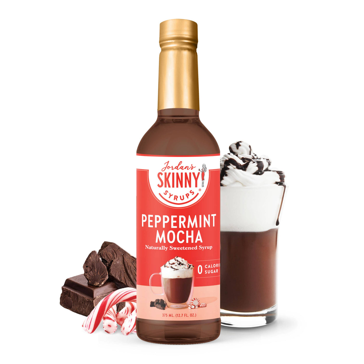 Naturally Sweetened Peppermint Mocha Syrup