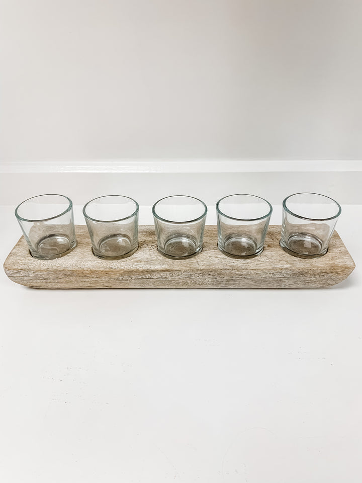 5 Candle Tray