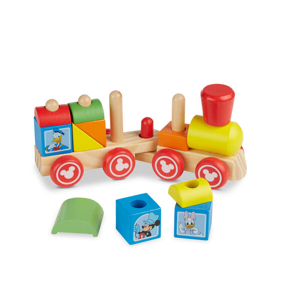 Mickey Mouse & Friends Wooden Stacking Train